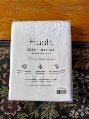 HUSH Iced Sheet Set - White King